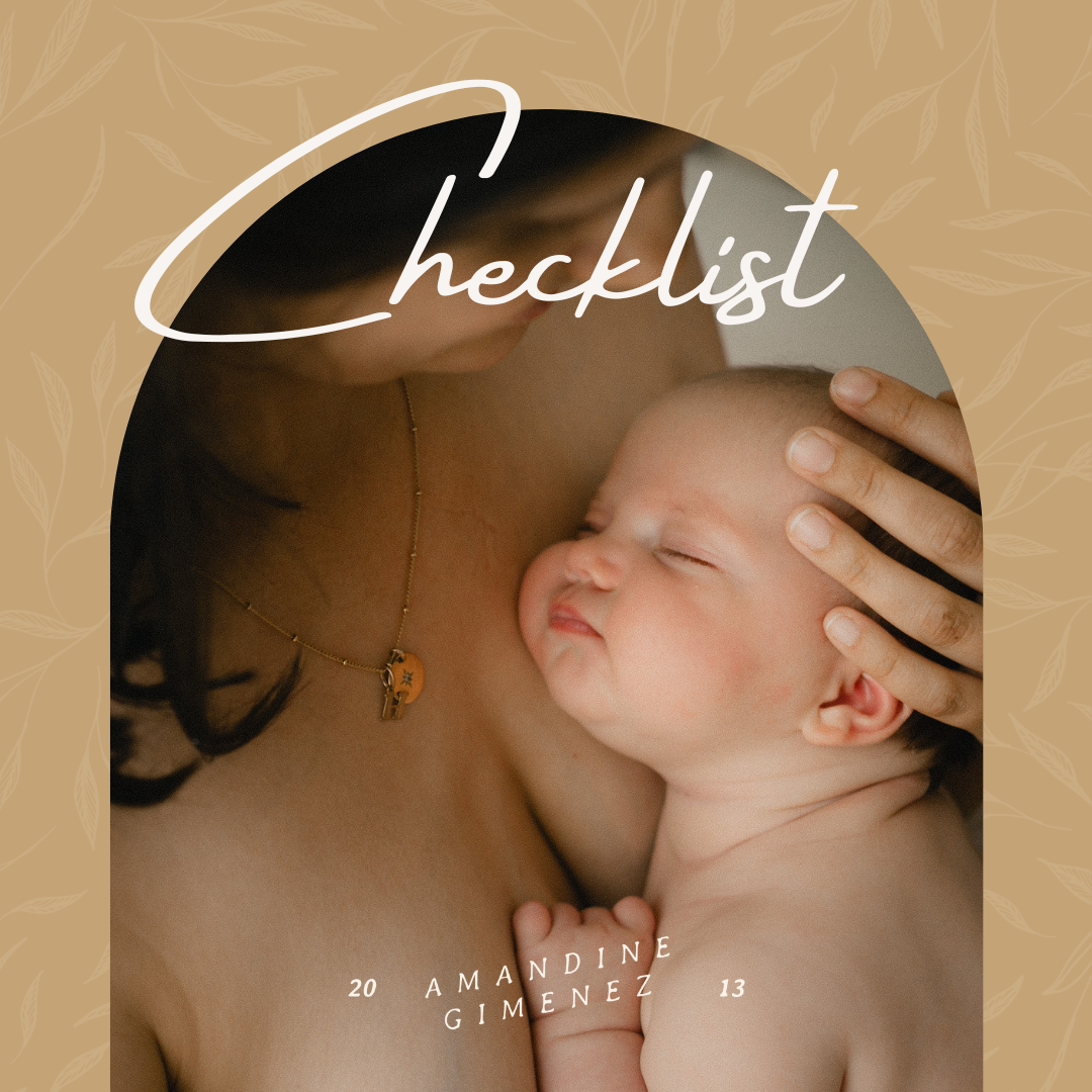 Checklist photos avec bébé